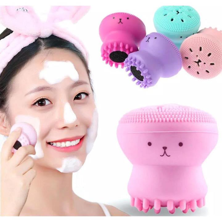 Silicon Small Octopus Facial Cleansing Brush & Exfoliator