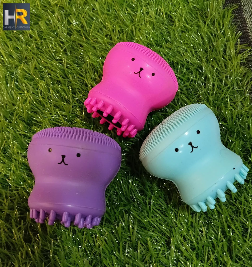 Silicon Small Octopus Facial Cleansing Brush & Exfoliator