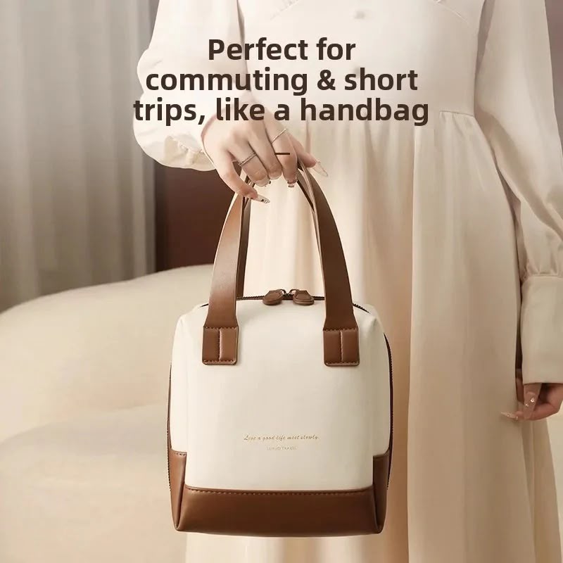 Imported PU Leather 2N2 Cosmetic Bag