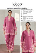 Stylish Pink Lawn Embroidered 2Pc Suit | Summer Collection