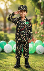 Kids Commando Dress - 14th August Independence Day Special