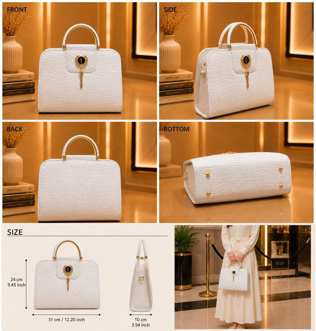 Combo YSL Style Big Size Bag with Matching Slippers
