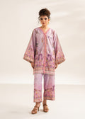 Ready to Wear Digital Printed Swiss Lawn 3-Piece Co-Ord Set with Matching Monar Dupatta