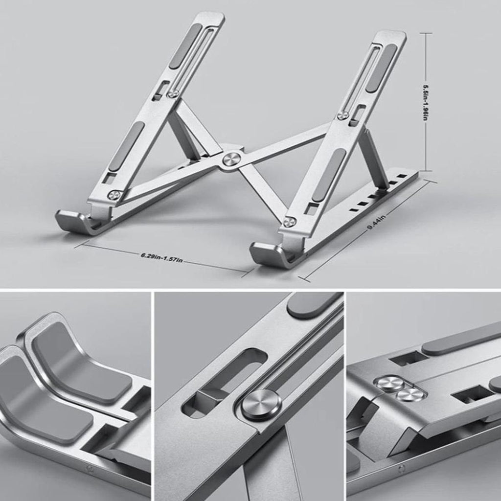 Metal Foldable Portable Laptop Stand & Bed Table