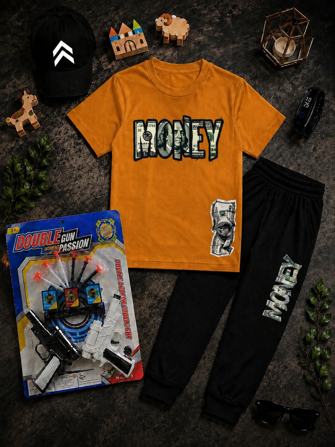 Kids Tracksuit Pack of 6 with Watch, Glasses & Free Gift