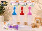 Silicone Baby Spoon Feeder Bottle & Rice Cereal Dispenser for Kids