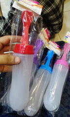 Silicone Baby Spoon Feeder Bottle & Rice Cereal Dispenser for Kids