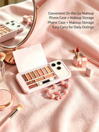 Phone 17 Case with Built-in Eyeshadow & Phone Chain