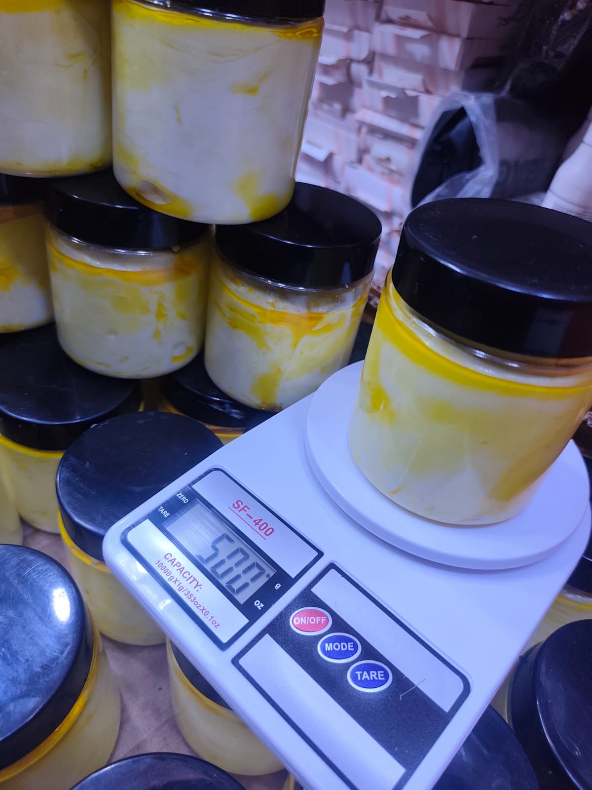 High Quality Whiting Cream Jar - 500g