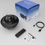 Galaxy Projector Star Light Speaker with Remote Control | Big Bowl Music Speaker & Multicolor Modes