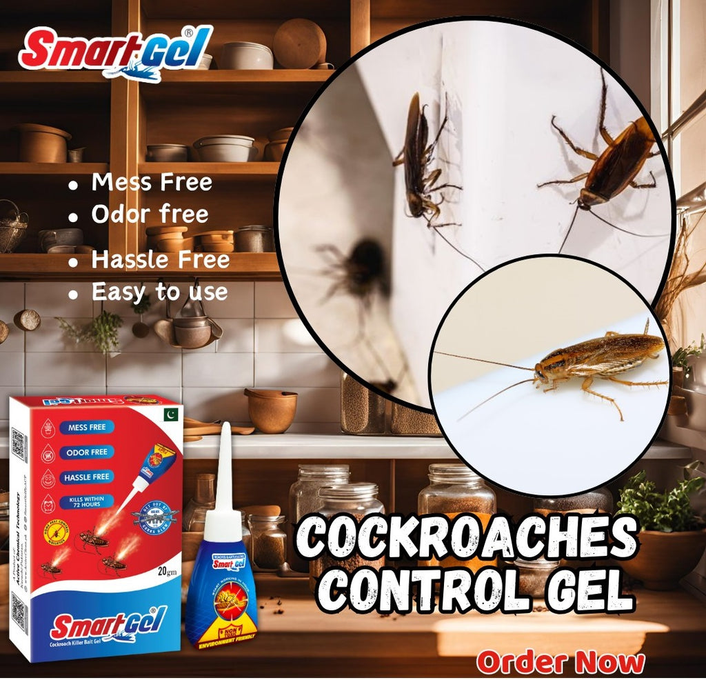 Powerful Smart Cockroach Control Gel | No-Mess Home & Kitchen Pest Control