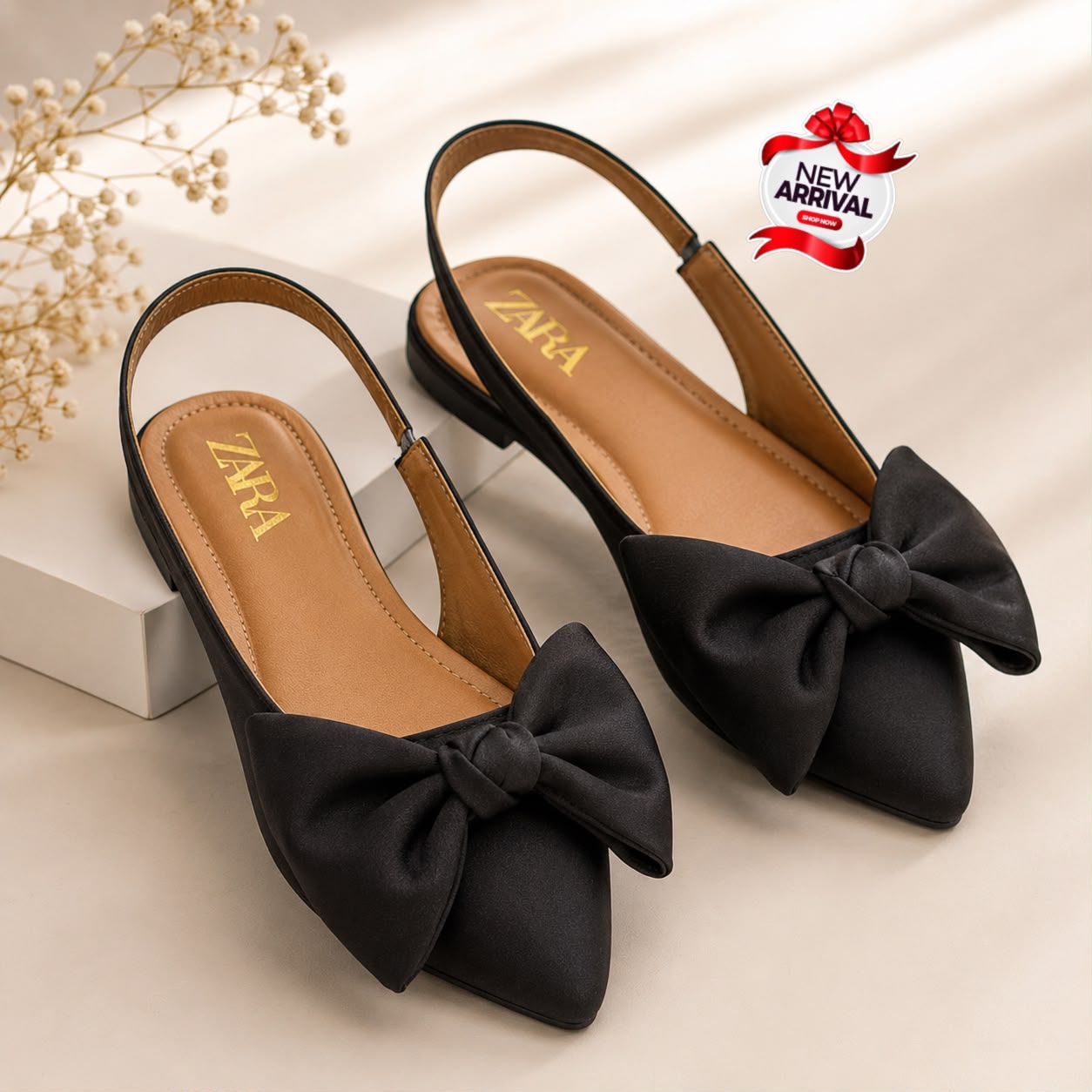 Bow Flat Shoes for Girls & Women | Stylish Bow Flats