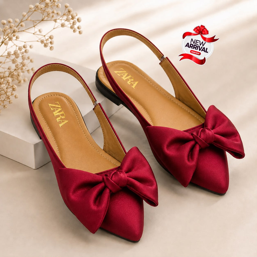 Bow Flat Shoes for Girls & Women | Stylish Bow Flats