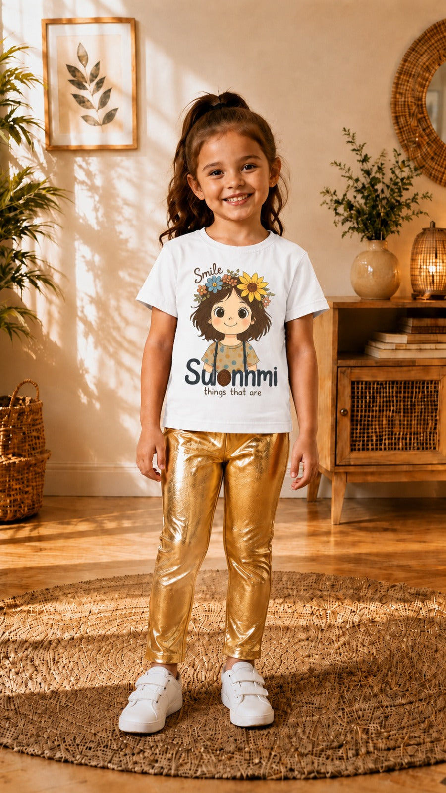Kids T-Shirts & Ties Set for Girls