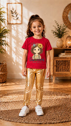 Kids T-Shirts & Ties Set for Girls