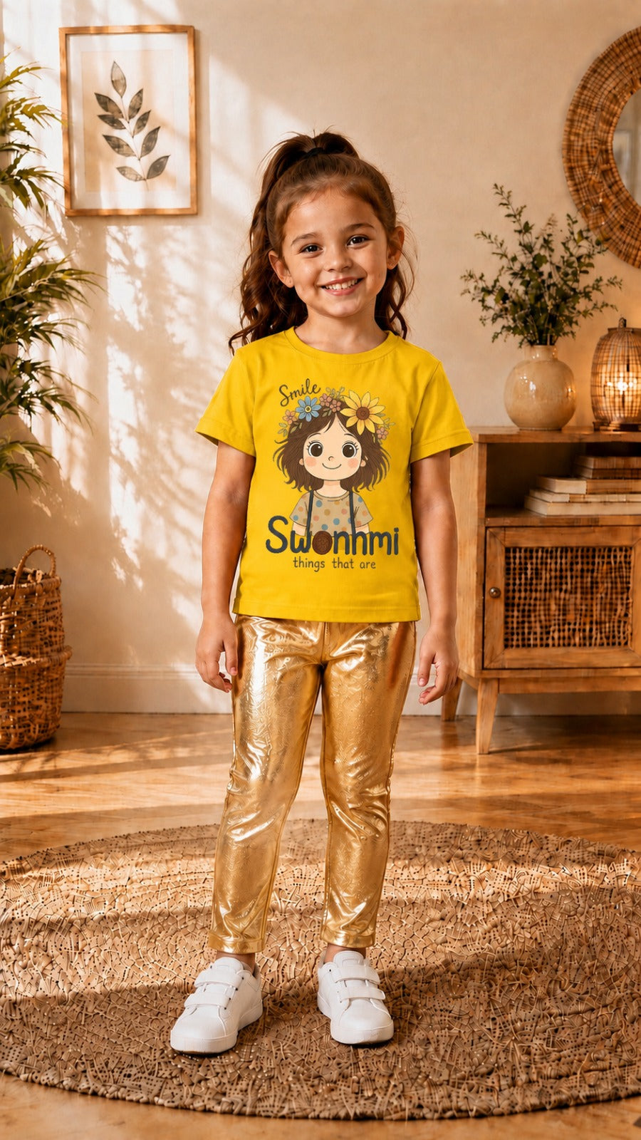 Kids T-Shirts & Ties Set for Girls