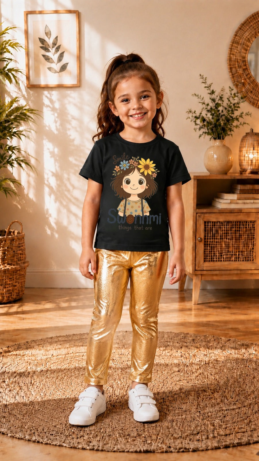 Kids T-Shirts & Ties Set for Girls