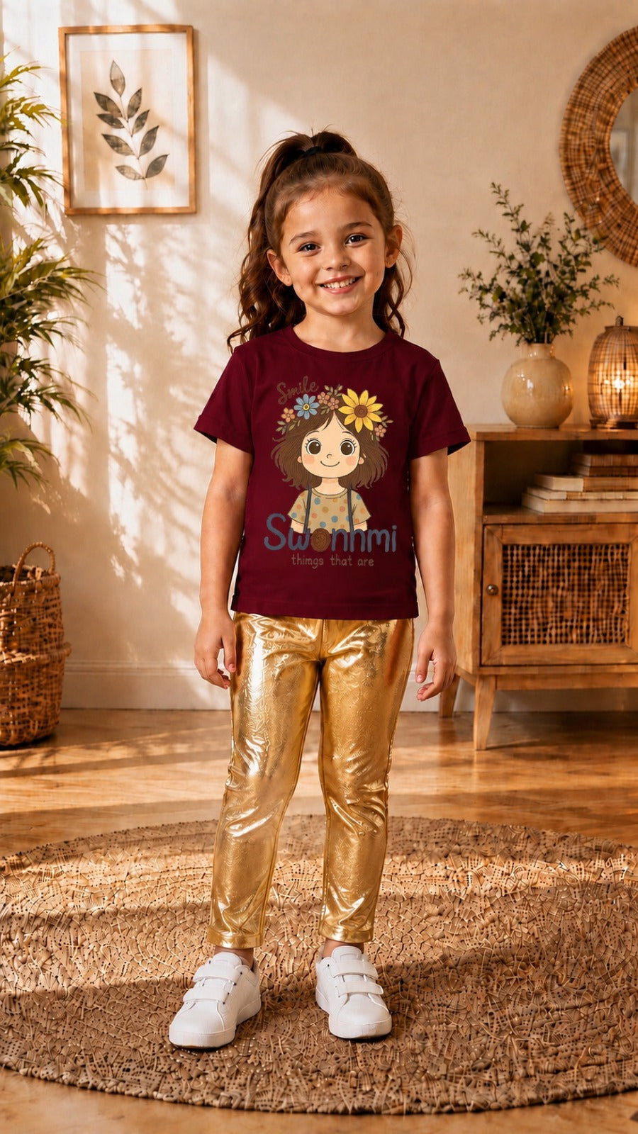 Kids T-Shirts & Ties Set for Girls
