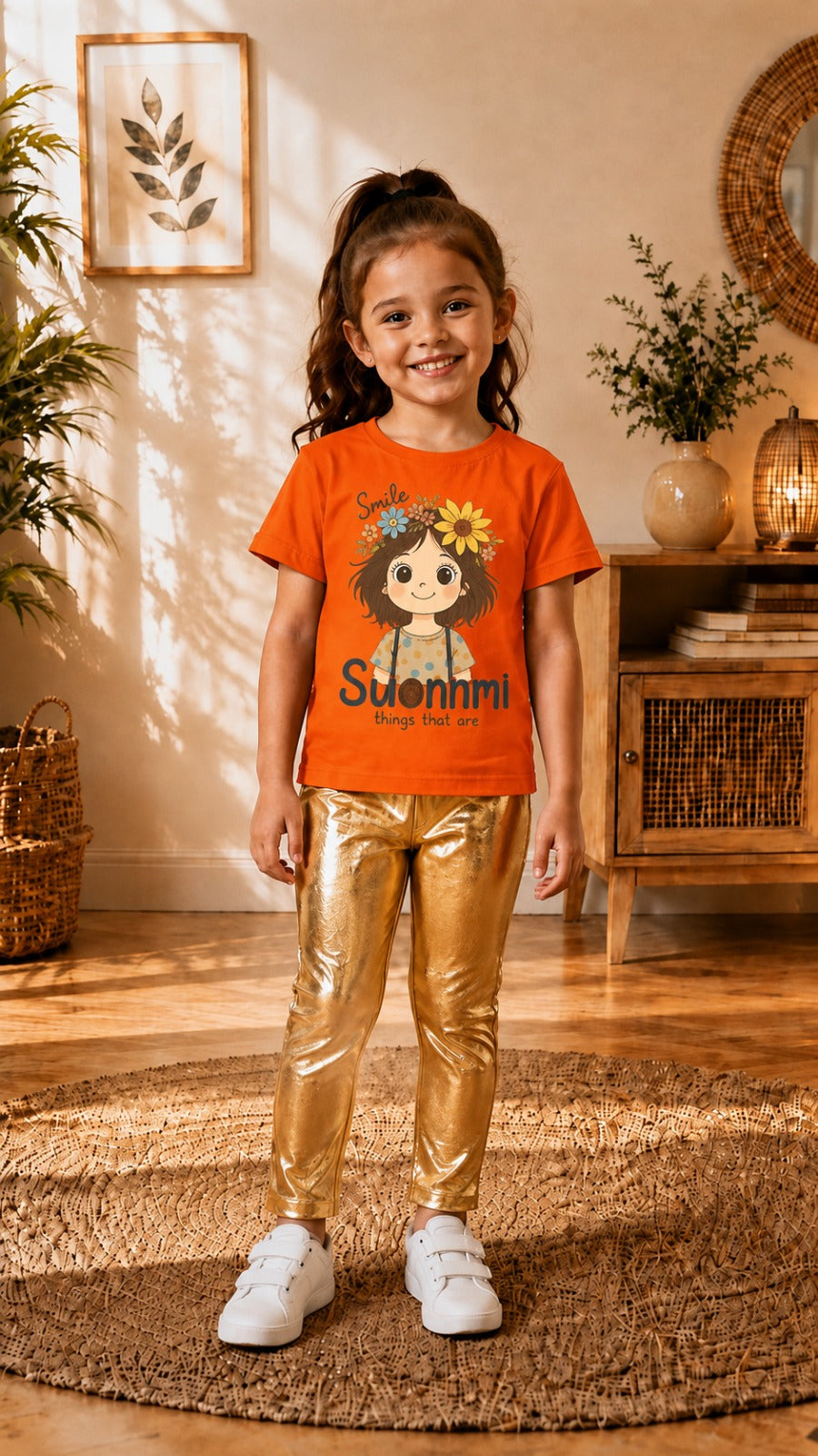 Kids T-Shirts & Ties Set for Girls