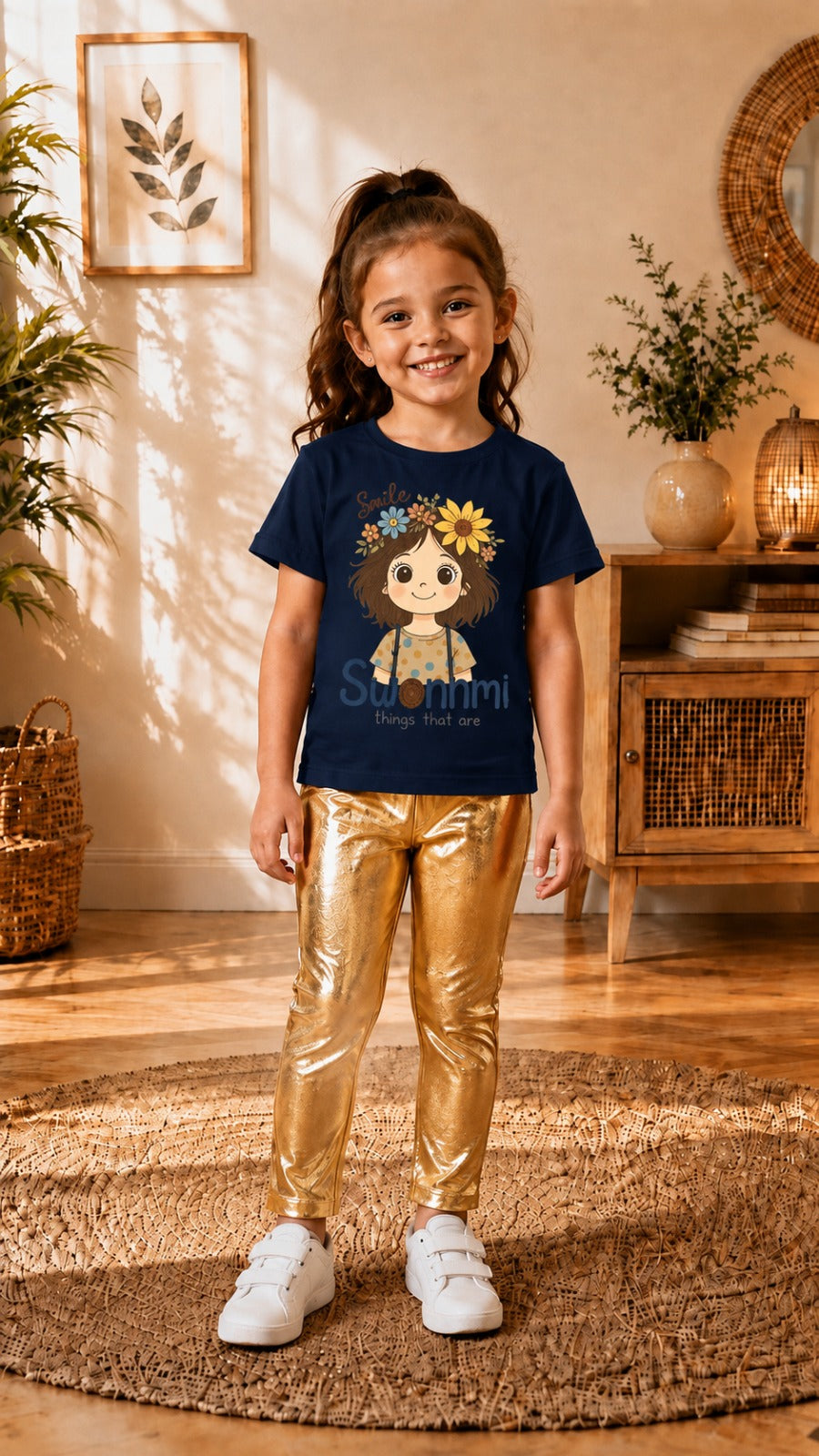 Kids T-Shirts & Ties Set for Girls