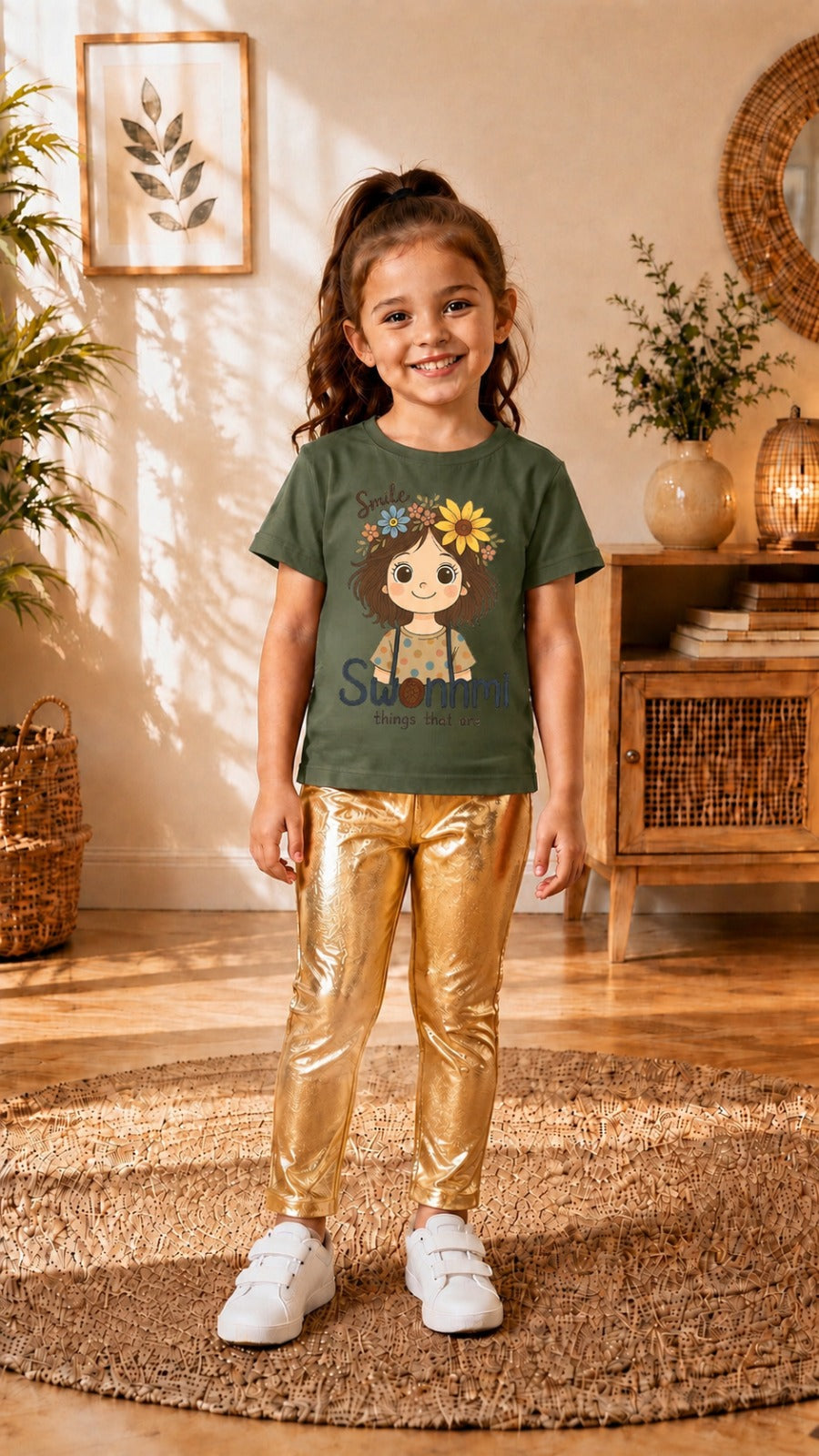 Kids T-Shirts & Ties Set for Girls