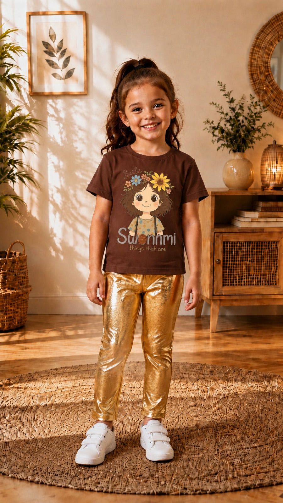 Kids T-Shirts & Ties Set for Girls