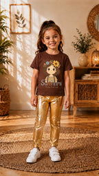 Kids T-Shirts & Ties Set for Girls