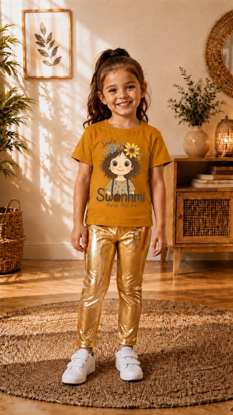 Kids T-Shirts & Ties Set for Girls