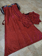 Moonlight Glitter 2-Piece Maxi Dress with Matching Jacket & Adjustable Belt