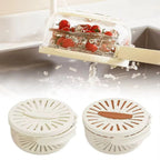 Multipurpose Drainage Kitchen and Fridge Basket with Replaceable Handles & Lid Cover