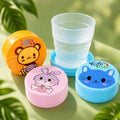 Pack of 3 Plastic Foldable Glass / Collapsible Travel Cup - Mix & Random Colors