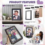 Customized Wall Hanging & Table Stand Photo Frame (Multiple Sizes)