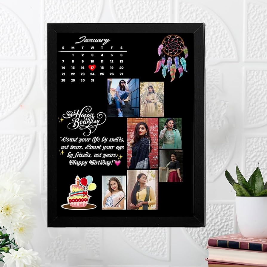 Customized Wall Hanging & Table Stand Photo Frame (Multiple Sizes)