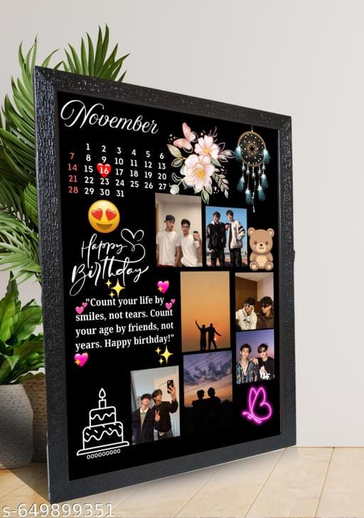 Customized Wall Hanging & Table Stand Photo Frame (Multiple Sizes)