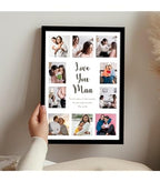 Customized Wall Hanging & Table Stand Photo Frame (Multiple Sizes)
