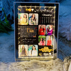 Customized Square Magic Mirror Frame with Name & Picture