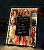 Customized Square Magic Mirror Frame with Name & Picture