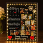 Customized Square Magic Mirror Frame with Name & Picture