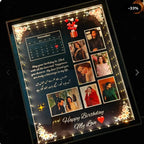 Customized Square Magic Mirror Frame with Name & Picture
