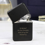 Customized Engraved Metal Zippo Lighter with Name