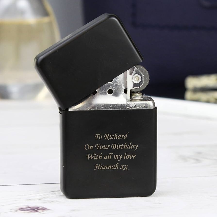Customized Engraved Metal Zippo Lighter with Name