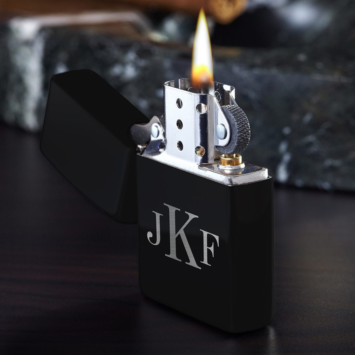 Customized Engraved Metal Zippo Lighter with Name