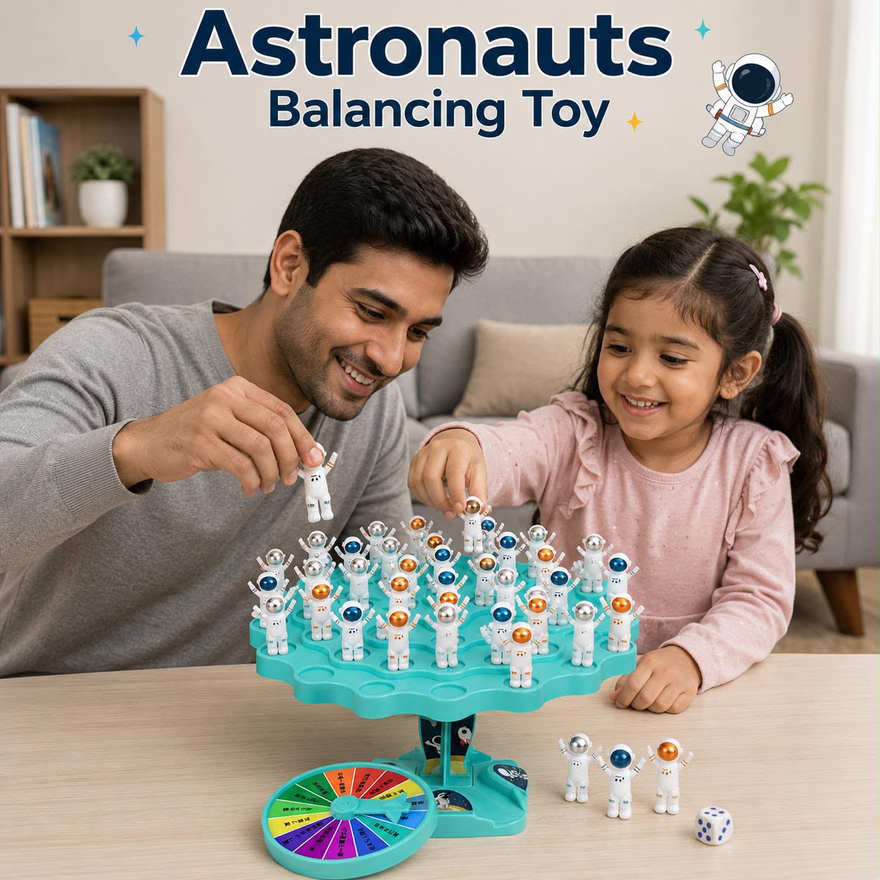 Astronauts Kids Balancing Toy (with Box Packing)