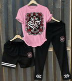 Pack of 3 Summer Tracksuit – Cotton Jersey T-Shirt, Trouser & Shorts