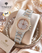 Timees Full Stone Ladies Watch