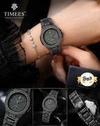Timees Full Stone Ladies Watch