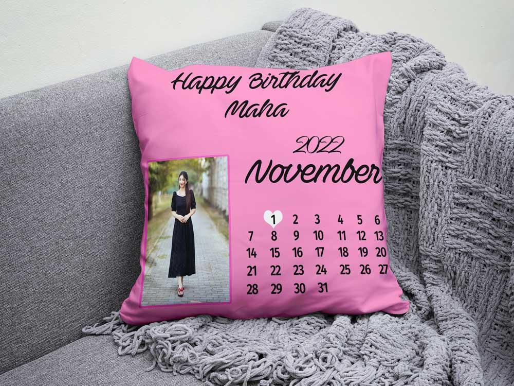 Customized Canvas Pillow / Cushion – 15x15 Inches