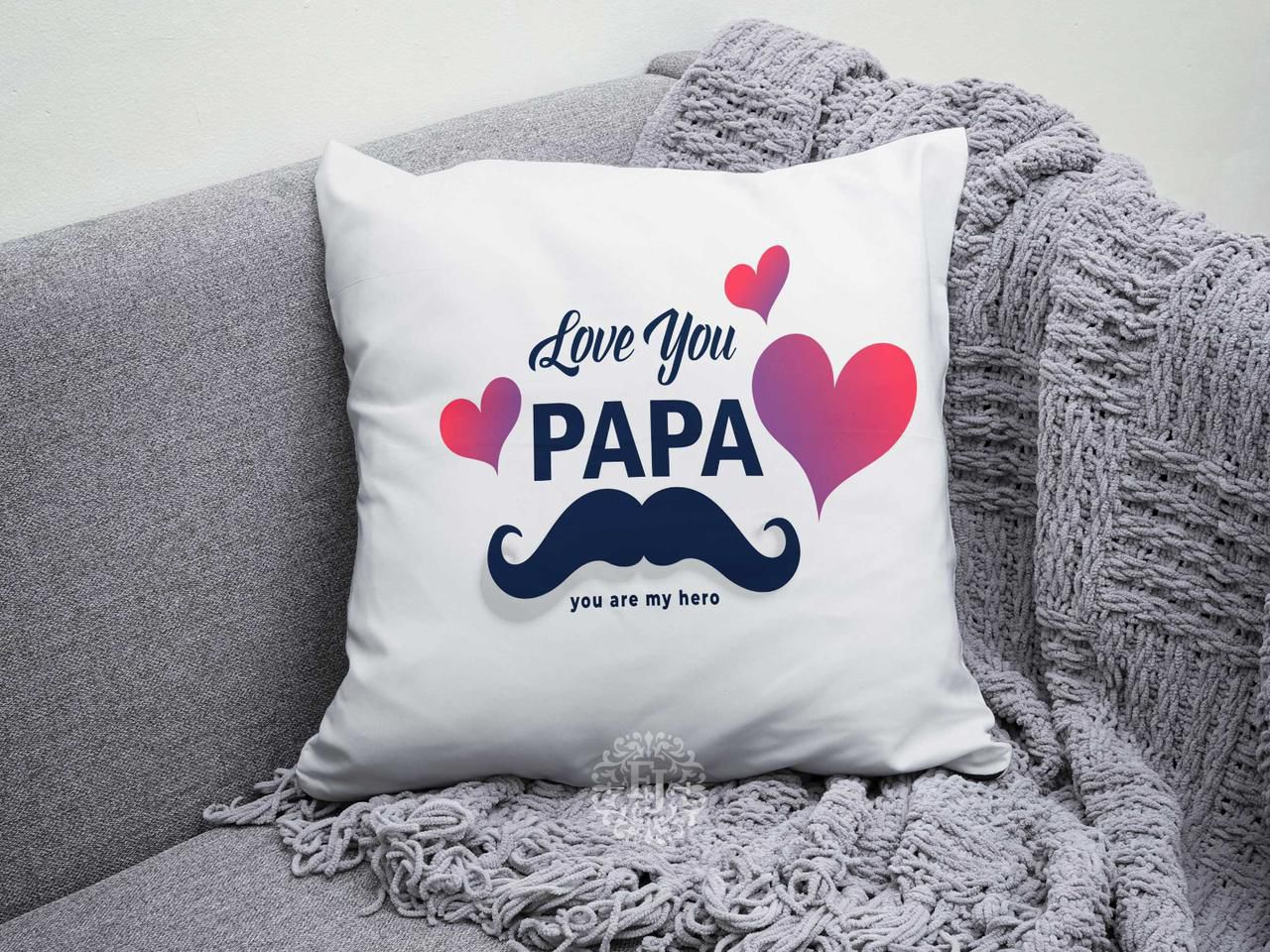 Customized Canvas Pillow / Cushion – 15x15 Inches
