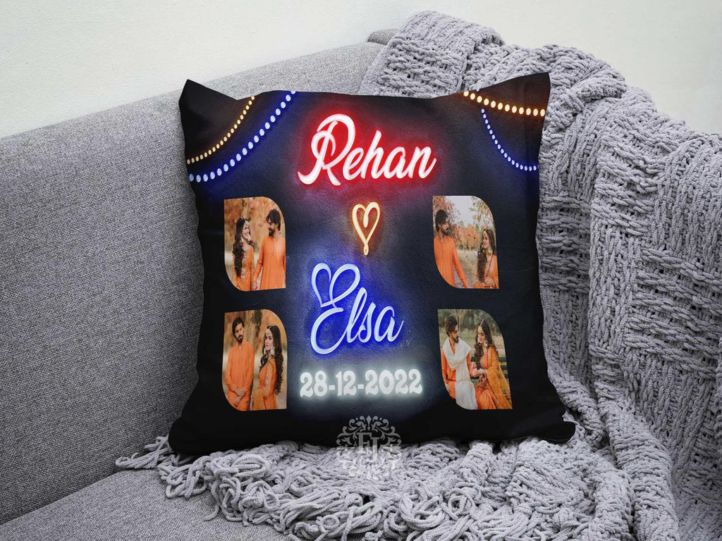 Customized Canvas Pillow / Cushion – 15x15 Inches