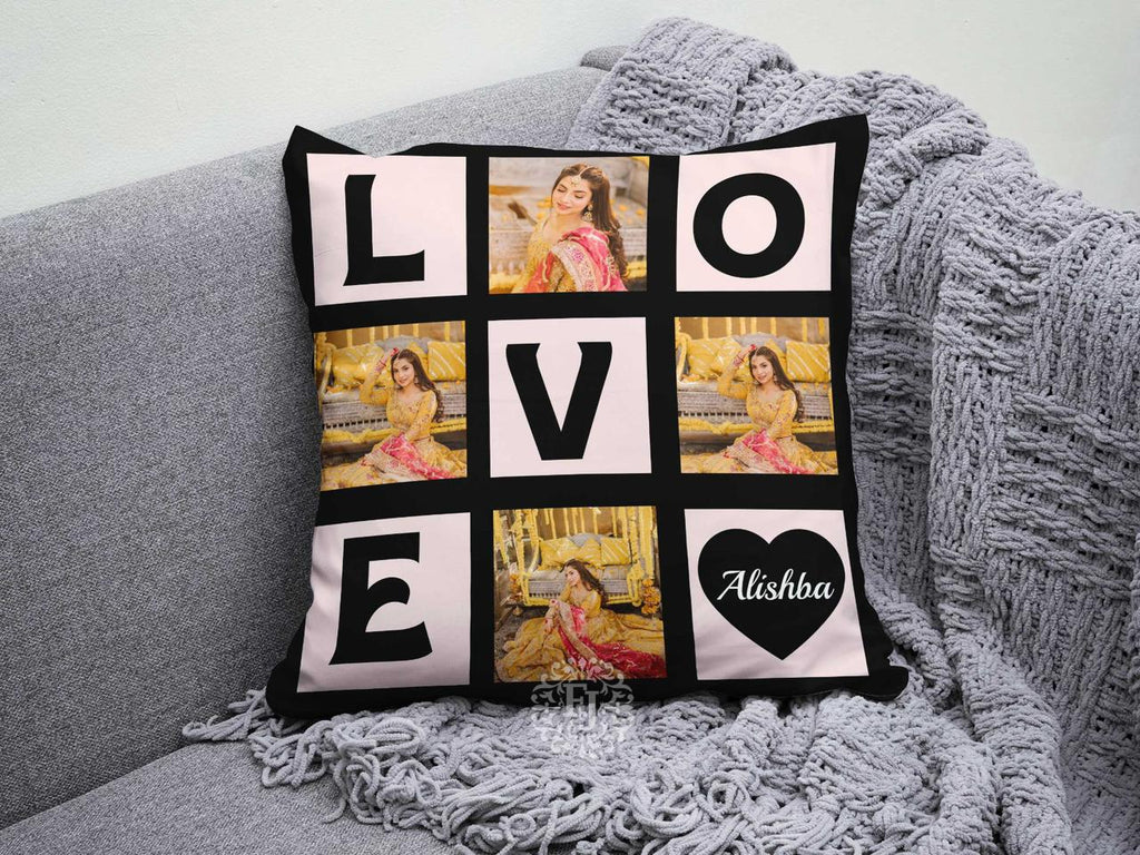 Customized Canvas Pillow / Cushion – 15x15 Inches